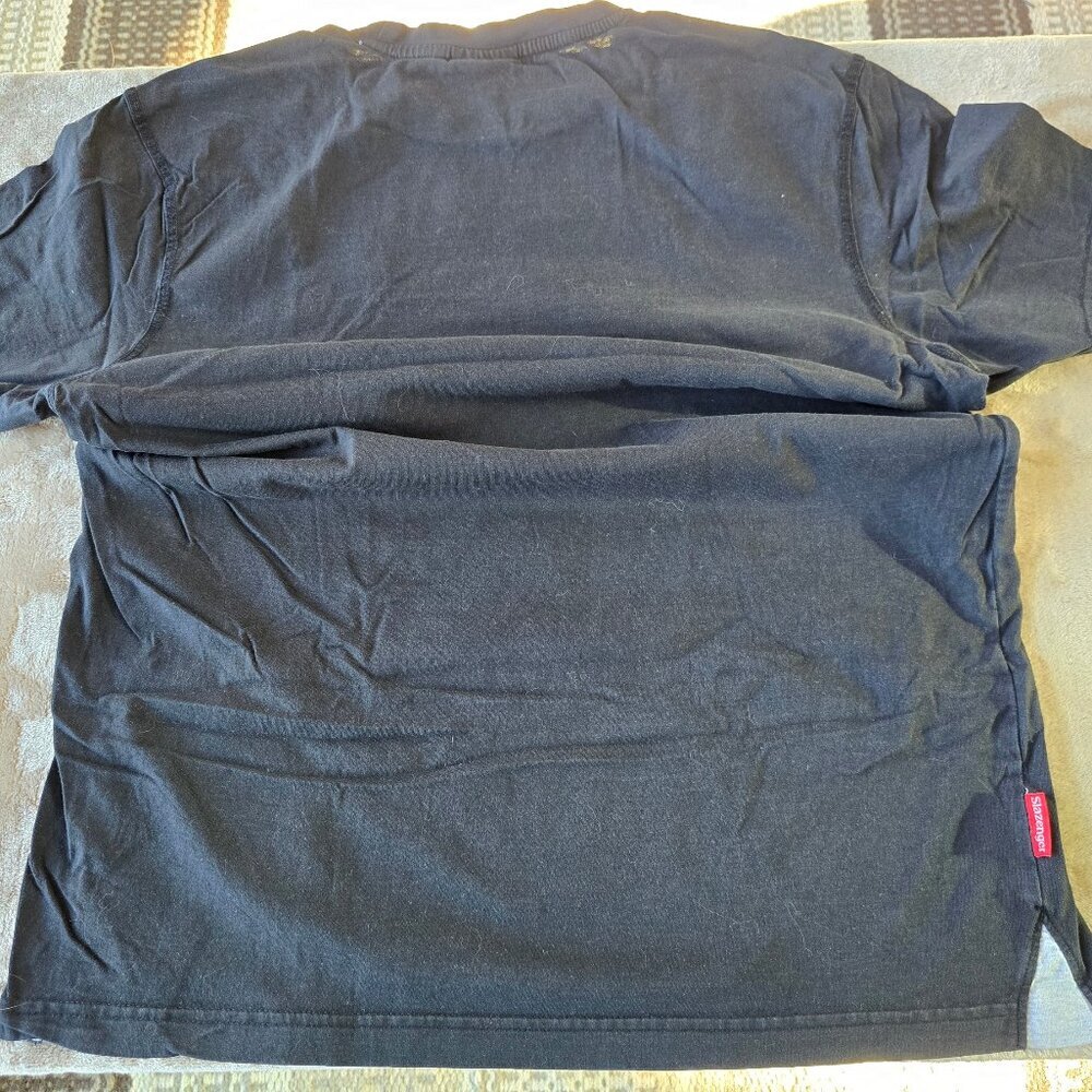 Slazenger T shirt Black rare 100% cotton - Picture 6 of 9